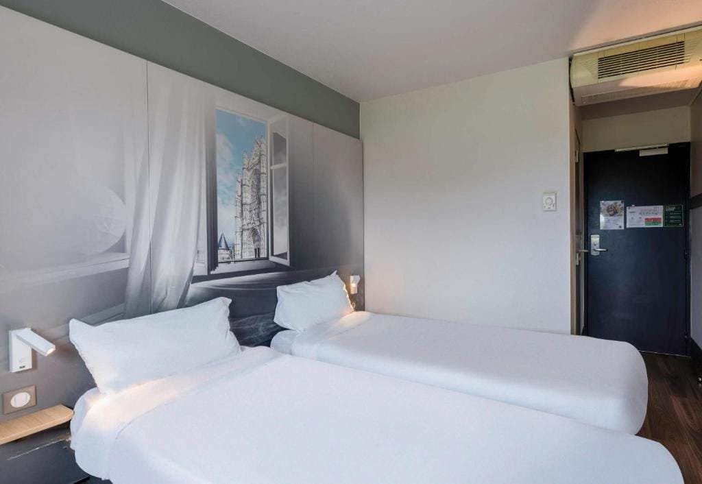 B&B Hotel Beauvais, chambre avec deux lits simples, secteur Alentours, Beauvais
