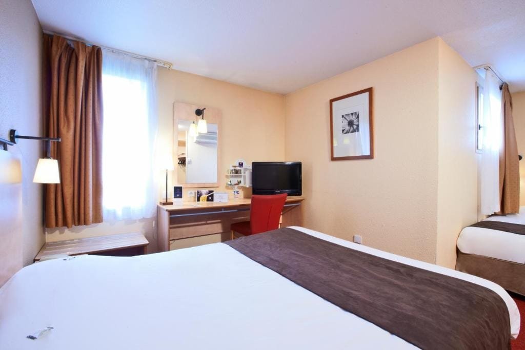 ibis budget Beauvais Aéroport, chambre avec lit double, secteur Aéroport, Beauvais
